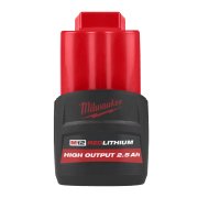 Milwaukee M12 HB2.5 LI-ION High Output-Akku| AKKU-PACK 2.5 Ah