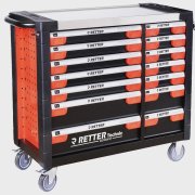 Werkstattwagen Werkzeugwagen 1020 x 460 x 1020 mm 14 Schubladen Werkstattwagen