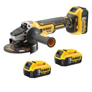 DeWalt DCG405P3-QW 18V XR Akku-Winkelschleifer 125 mm mit 3x 5Ah Akkus