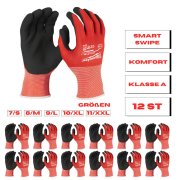 Schnittschutzhandschuhe 12 ST Klasse 1A - Milwaukee 7/S - 8/M - 9/L - 10/XL - 11/XXL