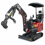 Rhinoceros XN13 Pro Diesel 1.3 t Minibagger - 14 PS, 3 Zylinder mit Kubota D722 Dieselmotor und Lastdruck-Meldesystem