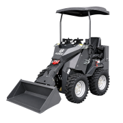 AGROX Hoflader L360S – 250 kg Nennlast, Diesel und hydraulischer Schnellwechsler