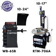 Reifenmontier Maschien Set Wucht Maschine RETTER RTM-706A / WB-65B