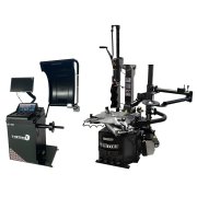 RETTER Profi Reifenmontiermaschine 380V RTH-706D+Apro mit Booster System und 2 Stufig & Wuchtmaschine RT-90E | Reifenservice SET