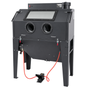 RETTER Sandstrahlkabine 420 Liter mit Absaugung, Fußpedal und LED-Beleuchtung - SBC420