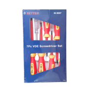 RETTER VDE Isolierter Schraubendreher-Satz (7-teilig) – Schlitz & Pozi, magnetisch, bis 1000V