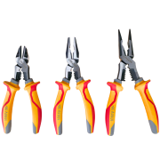 RETTER VDE Isolierter Zangen-Satz (3-teilig) – Kombi-, Flach- und Seitenschneider - bis 1000V
