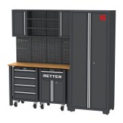 Werkstatteinrichtung RTX0500 - Master Edition 22-teilig mit MDF Arbeitsplatte, 0,9 mm Stahl | RETTER