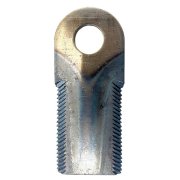 Schlägelmesser gezahnt 120 x 50 x 4 mm – Bohrung 20 mm