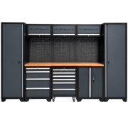 Werkstatteinrichtung SET 11 Teile - RETTER Schranksystem RTX1100 | 3240 x 500 x 2040 mm