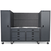 Werkstatteinrichtung Set 6 Teile Edition Schranksystem RTX-3000 | Mobile Werkbank | RETTER