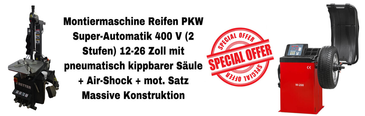 Reifenmontiermaschine - die Grundlage einer jeden Werkstatt